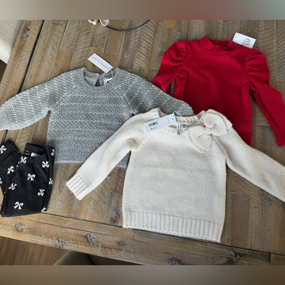 Janie & Jack + Gap 12-18 clothes